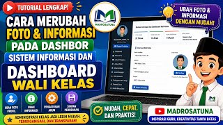 Cara Merubah Foto dan Informasi pada Dashbor Sistem Informasi dan Dashboard Wali Kelas screenshot 1