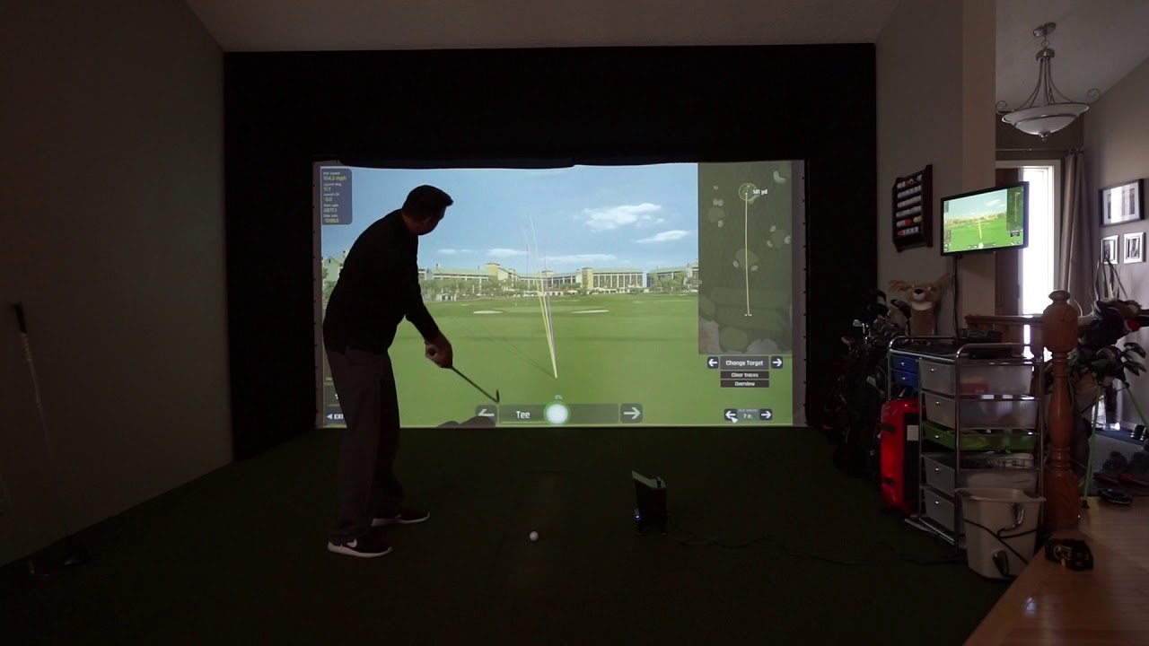 Optishot BallFlight Golf Simulator / Launch Monitor Range Session