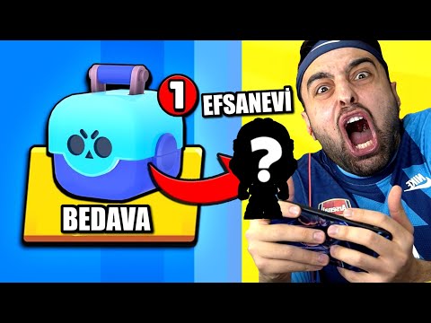 BEDAVA MAVİ KUTUDAN O EFSANEVİ ÇIKTI 😱 İNANAMADIM ! BRAWL STARS MEGA KUTU AÇILIMI !