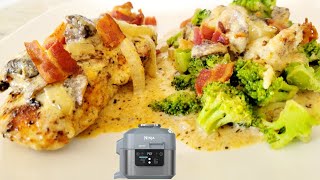 Ninja Speedi Low Carb Creamy Garlic Parmesan Chicken Breasts with