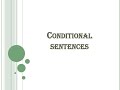 Условные предложения(Conditional Sentences)  в английском языке.