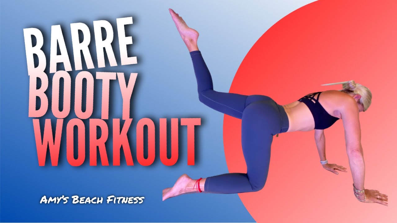Barre BOOTY Workout - 33 MIN Glute Training - NO Equipment