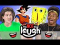 YouTubers React To Try To Watch This Without Laughing or Grinning #32