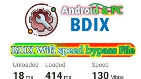BDIX WiFi Speed bypass file | bdix wifi speed bypass file | 100mbps bdix wifi speed bypass config