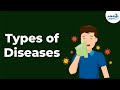 Types of diseases  infectious diseases  human health and diseases  disorders