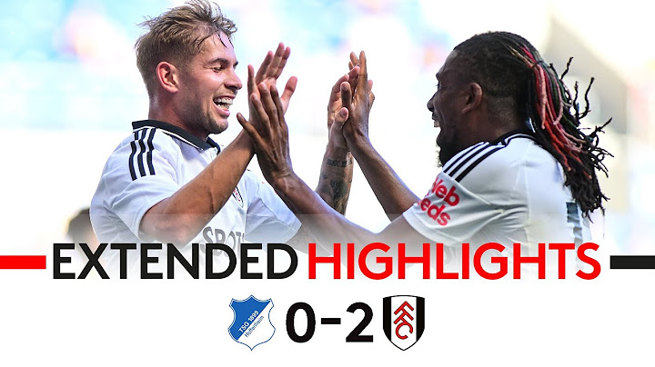 ESR & Adama Bag As Fulham End Pre-Season In Style! 🇩🇪 | Hoffenheim 0-2 Fulham | EXTENDED HIGHLIGHTS