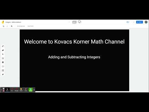 Adding and Subtracting Integers