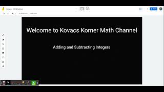 Adding and Subtracting Integers