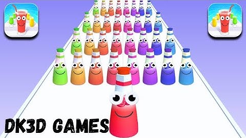 juice run Noob vs Pro vs Hacker all max level iOS trailer gameplay #satisfying gameplay