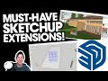 5 FREE SketchUp Extensions I CAN'T LIVE WITHOUT!