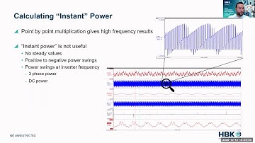 Measuring and Averaging DC Power for Electric Motor and Inverter Testing