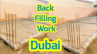 Step:24/Back Filling Villa Dubai/Tie Beam Ready/Tie Beam Back Filling Dubai/Footing Back Filling UAE