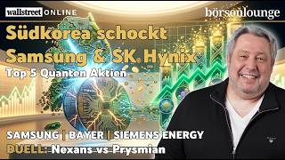 Top 5 Quanten-Aktien | Samsung: Steuerschock, Bayer: Starke Zahlen & Rheinmetall: Zugreifen?