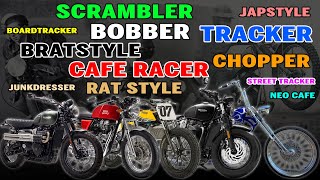 Apa sih Bedanya Scrambler, Tracker, Japstyle, Bobber & Cafe Racer? | EnoSiklopedia