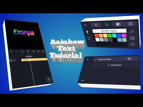"Rainbow Text" || 📱 Alight Motion Tutorial || JohnAMX ✨