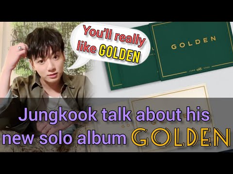 Jungkook Talk about his new solo album 'GOLDEN'✨|Jungkook's new album golden||