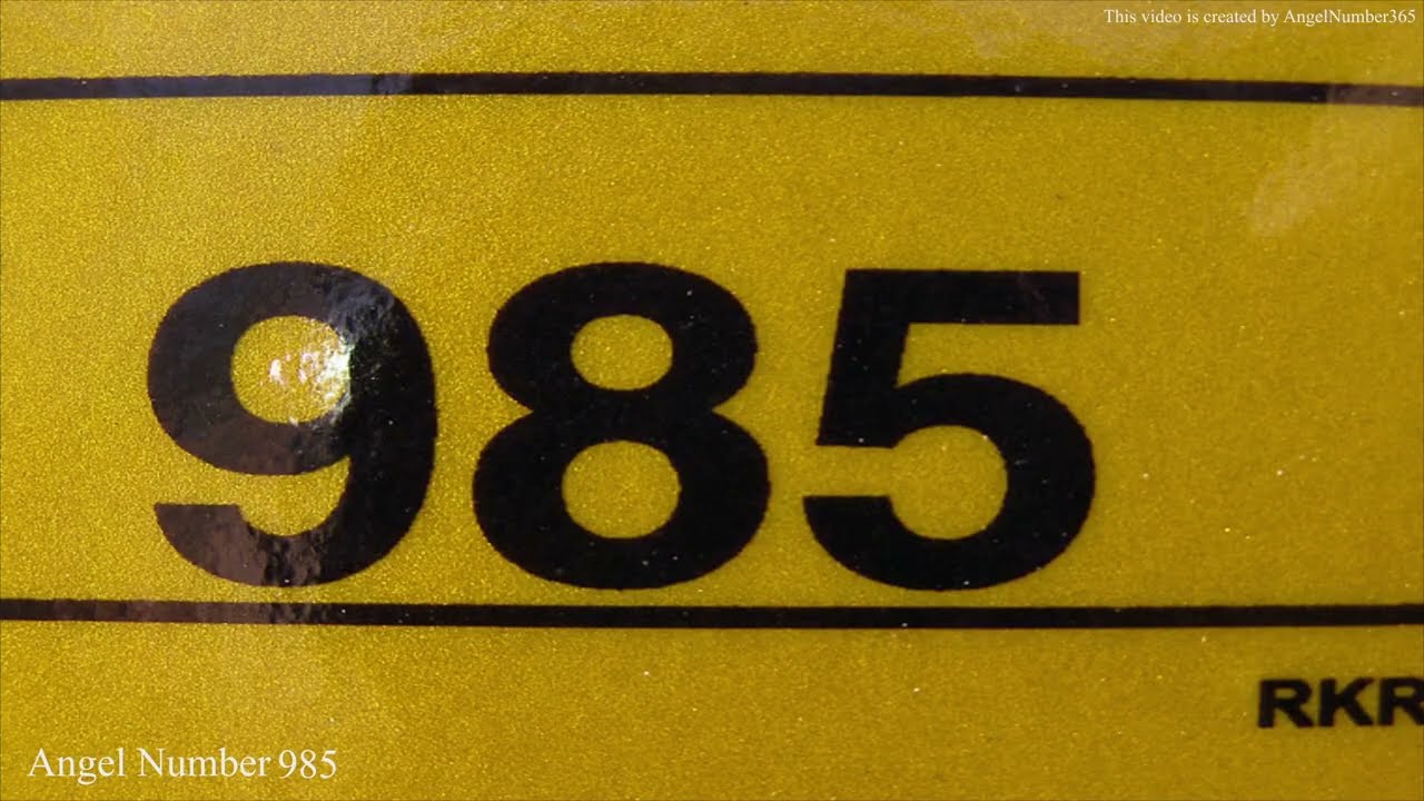Angel Number 985 and Its Spiritual Significance: What You Need to Know