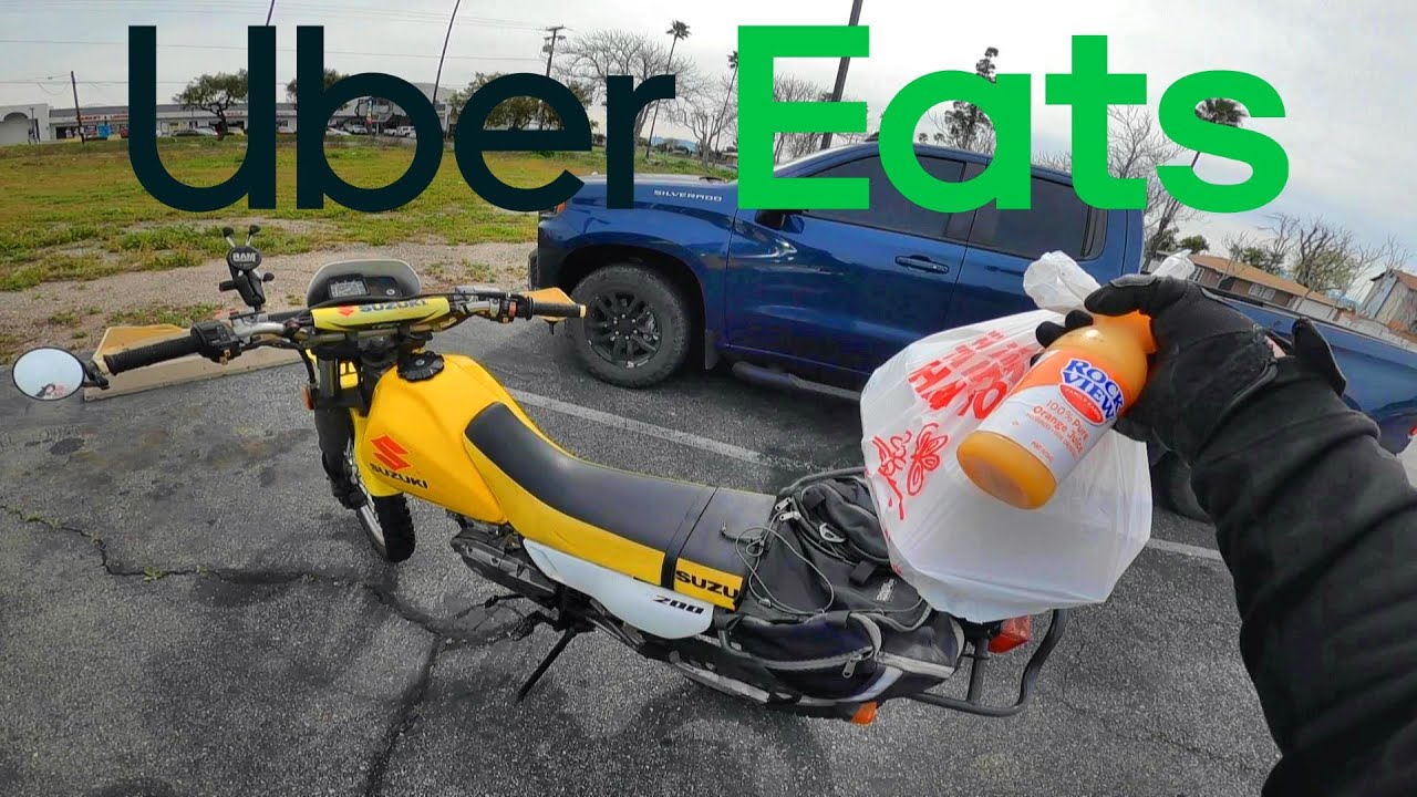 What A Wild Day | Uber Eats On A Motorcycle