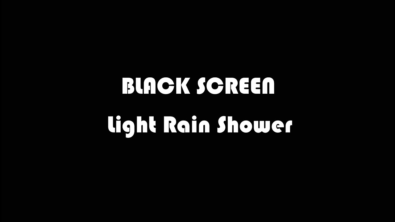 Light Rain Shower for Relaxation, Focus, Sleeping, Insomnia YouTube
