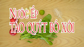 CÁCH LÀM NƯỚC ÉP TÁO QUÝT BÓ XÔI ĐƠN GIẢN HIỆU QUẢ - MÓN NGON NHÀ LÀM