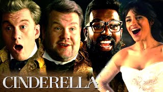 James Corden, James Acaster & Romesh Ranganathan Turn Into Camila Cabello’s Footmen | Cinderella