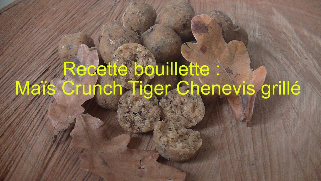 Recette bouillette : Maïs Crunch Tiger Chenevis grillé