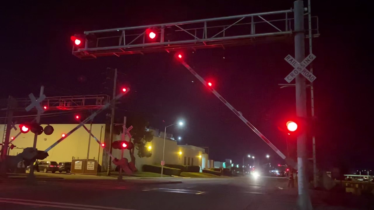 New Camera! Amtrak 172 leads Coast Starlight through Harkins Rd. Salinas, California.