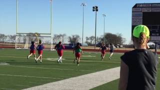 Maddie Brock #9 1st Rugby Scrimmage - Harvard Camp and Plano Game