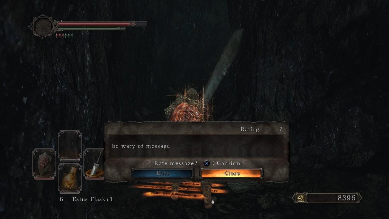 Ds2 Message Beware of message DARK SOULS II - YouTube