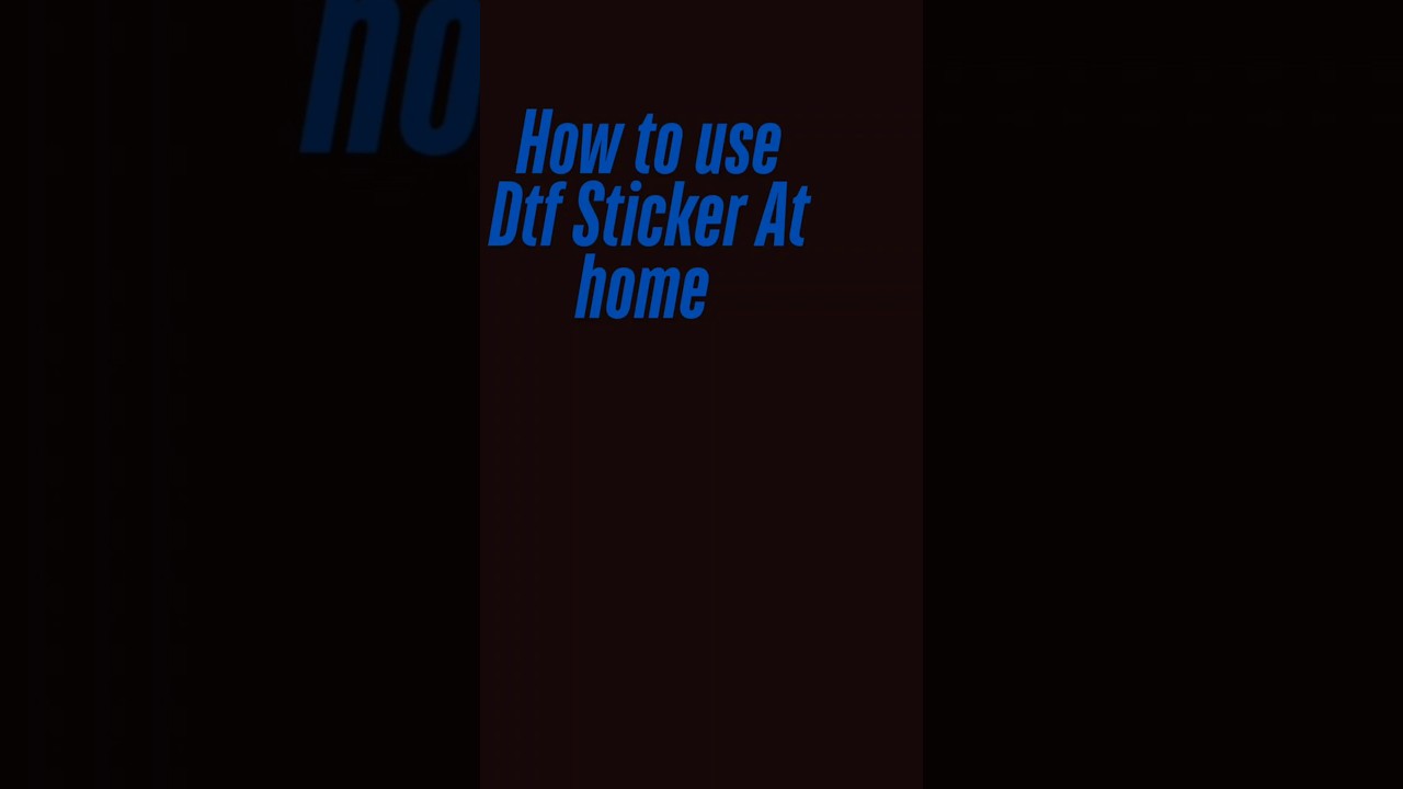 Steam It Up!A simple and effective way to apply DTF stickers at home. Watch now Visit Retrendify.com