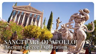 The Sanctuary of Apollo in Delos  Relaxing Walking in Ancient Greece  [4K UHD]