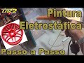 Pintura a pó passo a passo - kit roda de carro