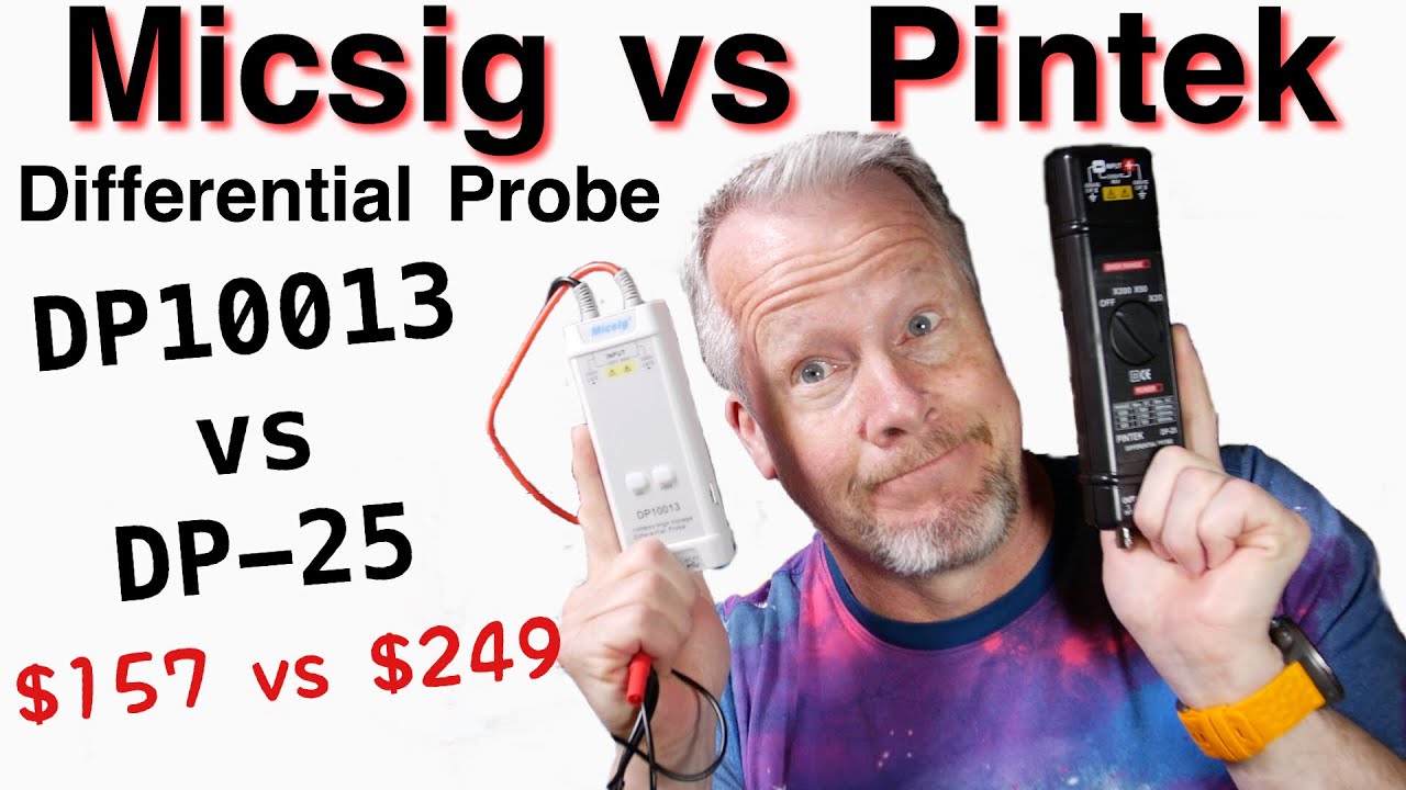 Pintek vs Micsig Differential probe - YouTube