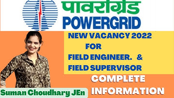 PGCIL field engineer recruitment 2022 | complete information by Suman ma