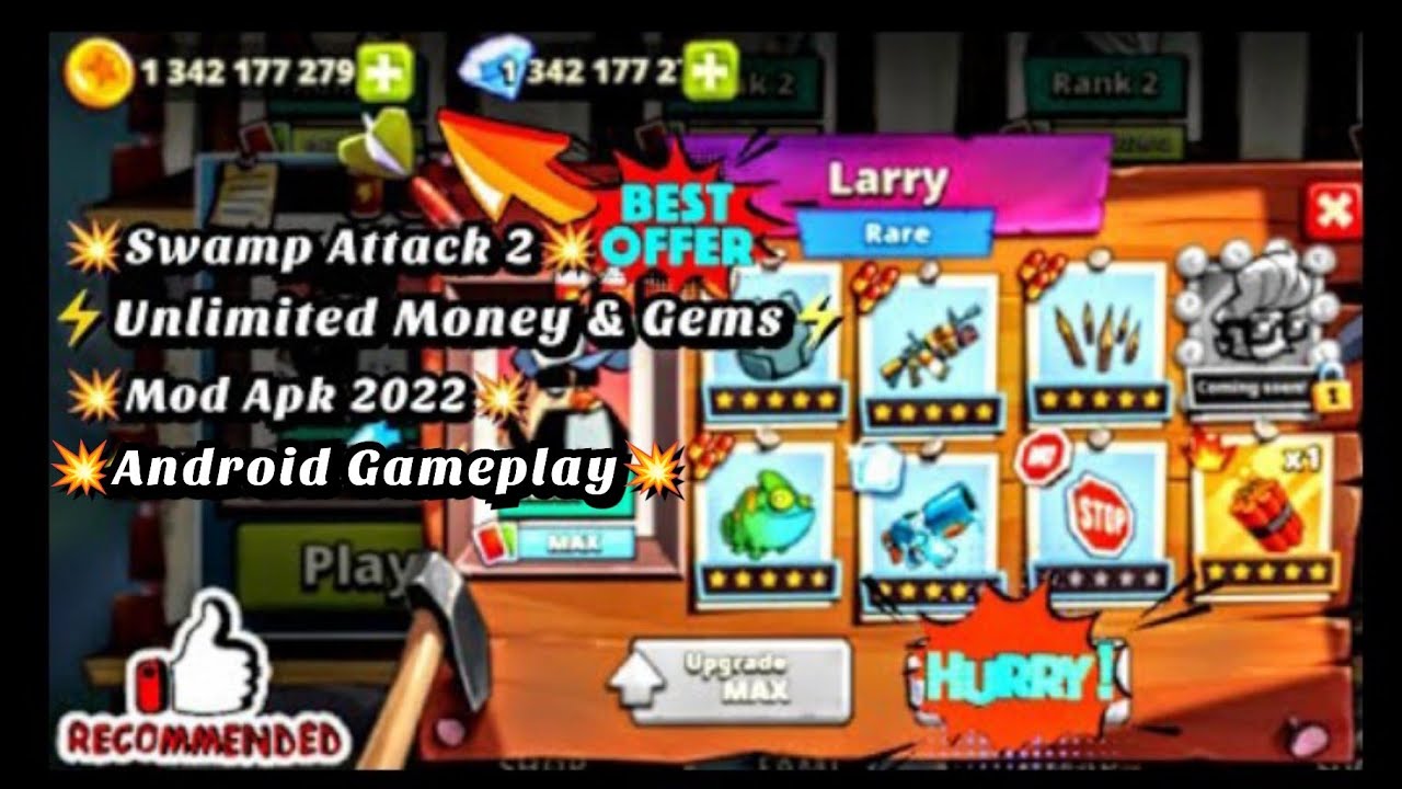 Swamp Attack 2 Mod Apk Unlimited Money 2022 For Android