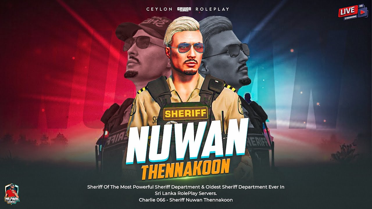 SHERIFF ON DUTY | CEYLON RP | NUWA GAMING - YouTube