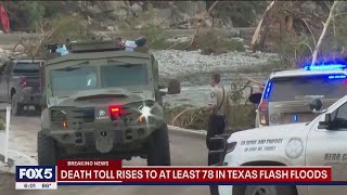 Death toll continues to rise in Texas flash floods