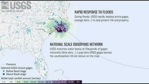 Hurricane Florence Water Footprint Data Visualization