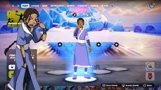 ALL MUST HAVE KATARA EMOTES🌊#avatarthelastairbender #fortnite #katara #fortniteemote #fortniteavatar