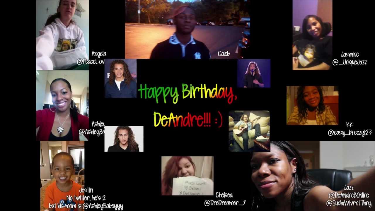 Happy Birthday, DeAndre Brackensick!! - YouTube