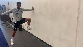 Wall Lean Ankle/Hip Iso - Lateral