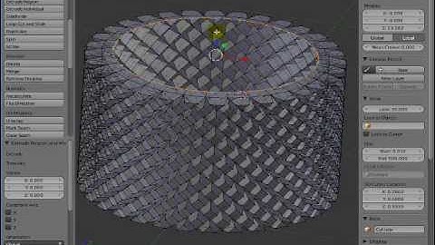 Knurled Surface Blender 2.5 Workflow