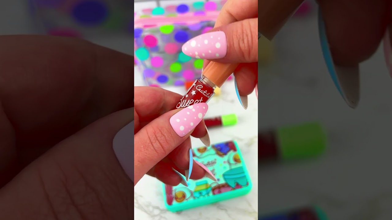 Cute Mini Lipsticks Satisfying Video ASMR!💄💋