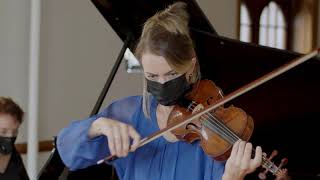 Mozart Violin Sonata No. 21 in E Minor, K. 304 performed by Tatiana Daubek and Evelyne Luest