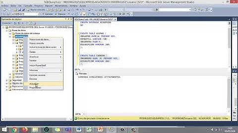 CREACIÓN DE BASE DE DATOS, TABLAS Y DIAGRAMAS  EN SQL SERVER