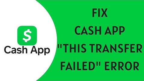 How to Fix Cash App "This Transfer Failed" Error (2022) | Cash App Transfer Failed Solved