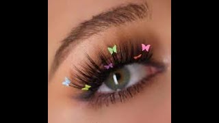 Customize Sequins Star Butterfly Splash Faux Mink Dancing Eyelashes Private Label Diamond Splash Wit