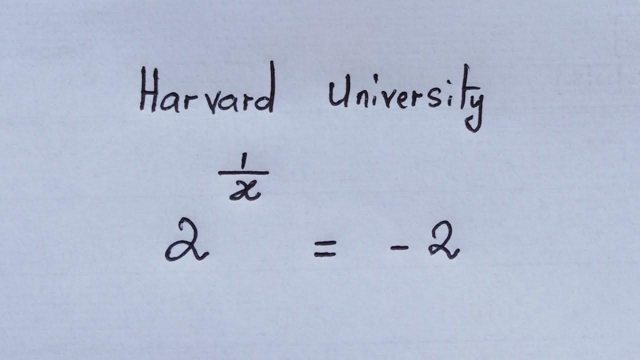 Harvard University 🎓 Entrance Exam | Can you solve ? - YouTube