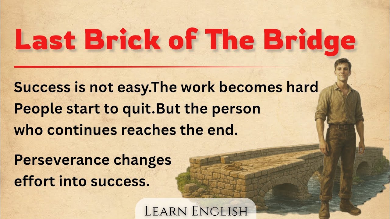 The Power of Not Giving Up🔥 – An Inspiring Story || Improve English || English Motivational Story. 