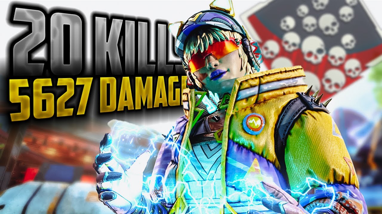 INSANE SOLO WATTSON 20 KILLS 5627 DAMAGE - Apex Legends Season 16 Gameplay